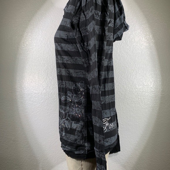 Johnny Was 4LNL striped Carly hoodie size S NWT - Picture 3 of 6